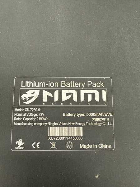 Burn-E 72V 30Ah Branded Battery