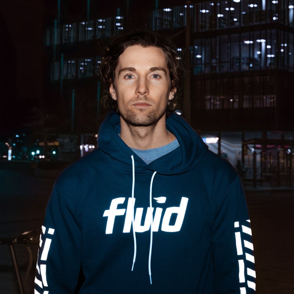 fluid Rider Hoodie - Blue