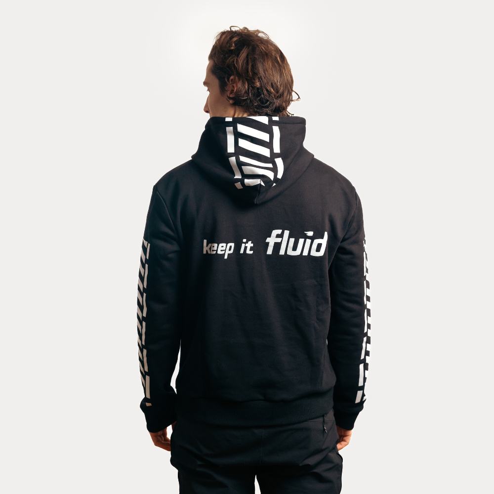 fluid Rider Hoodie - Black