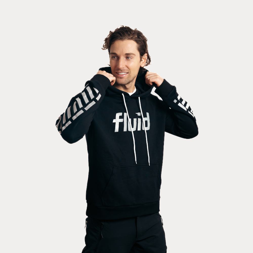 fluid Rider Hoodie - Black