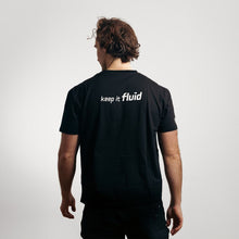 Load image into Gallery viewer, fluid Style Tee - Black
