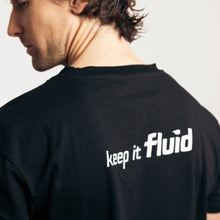 Load image into Gallery viewer, fluid Style Tee - Black
