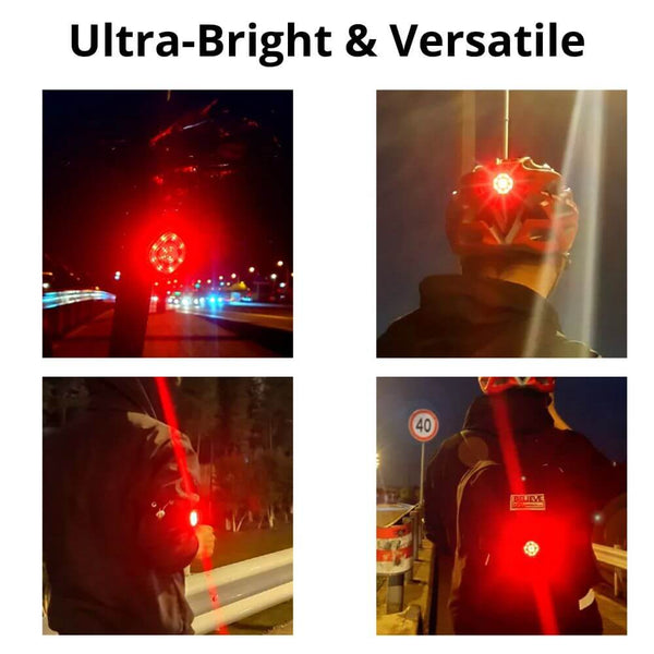 Ultra-Bright Headlight + Rear Safety Light