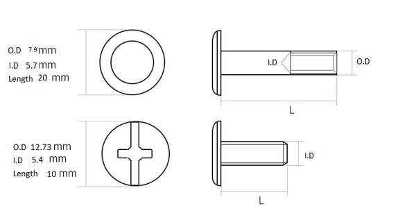 Bottom Pair-Screw for Horizon Rear Suspension