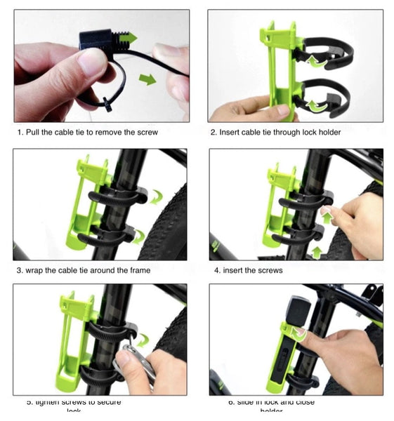 High Security Folding Lock - fluidfreeride.com