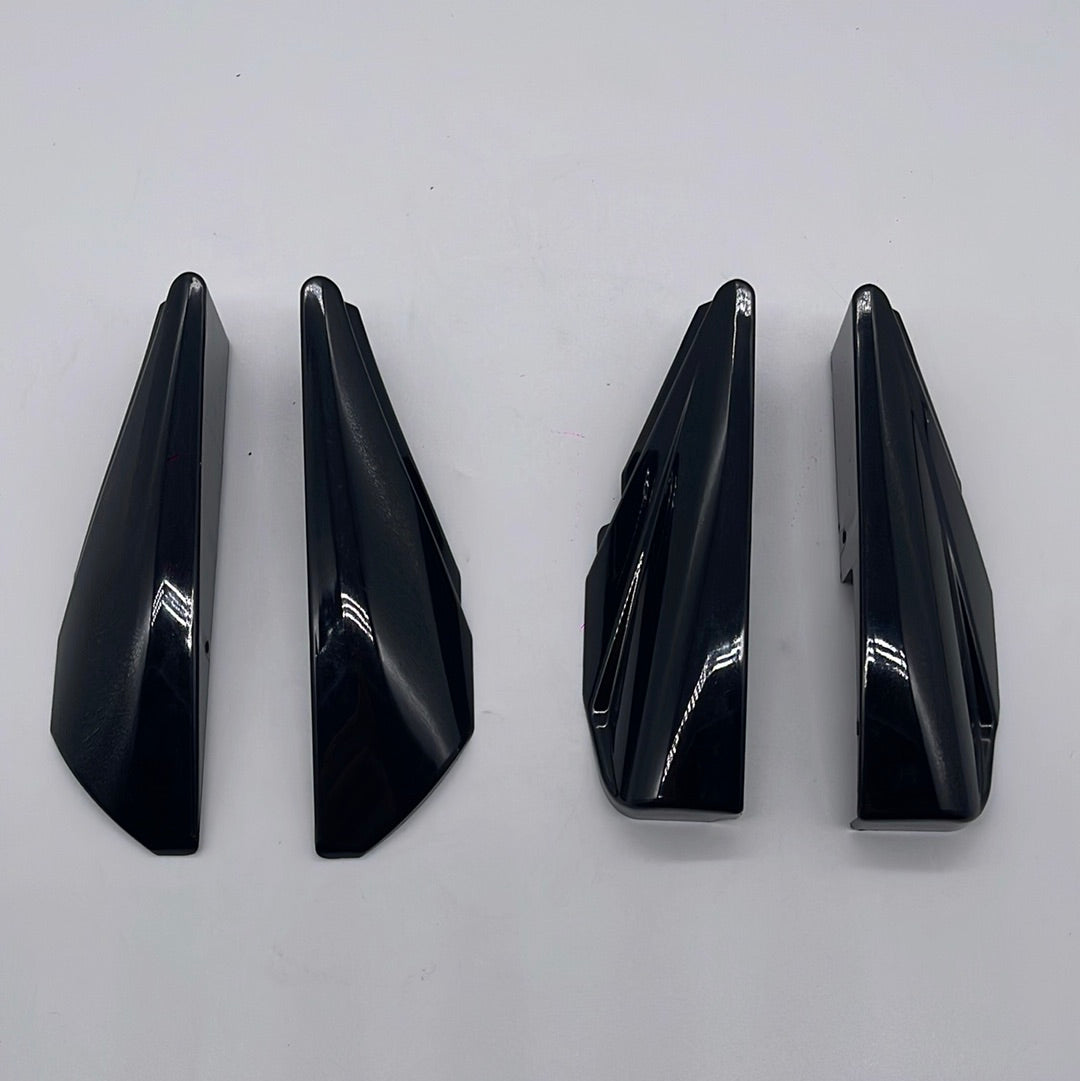 Mosquito Side Board Covers set-black (4 pieces) - fluidfreeride.com