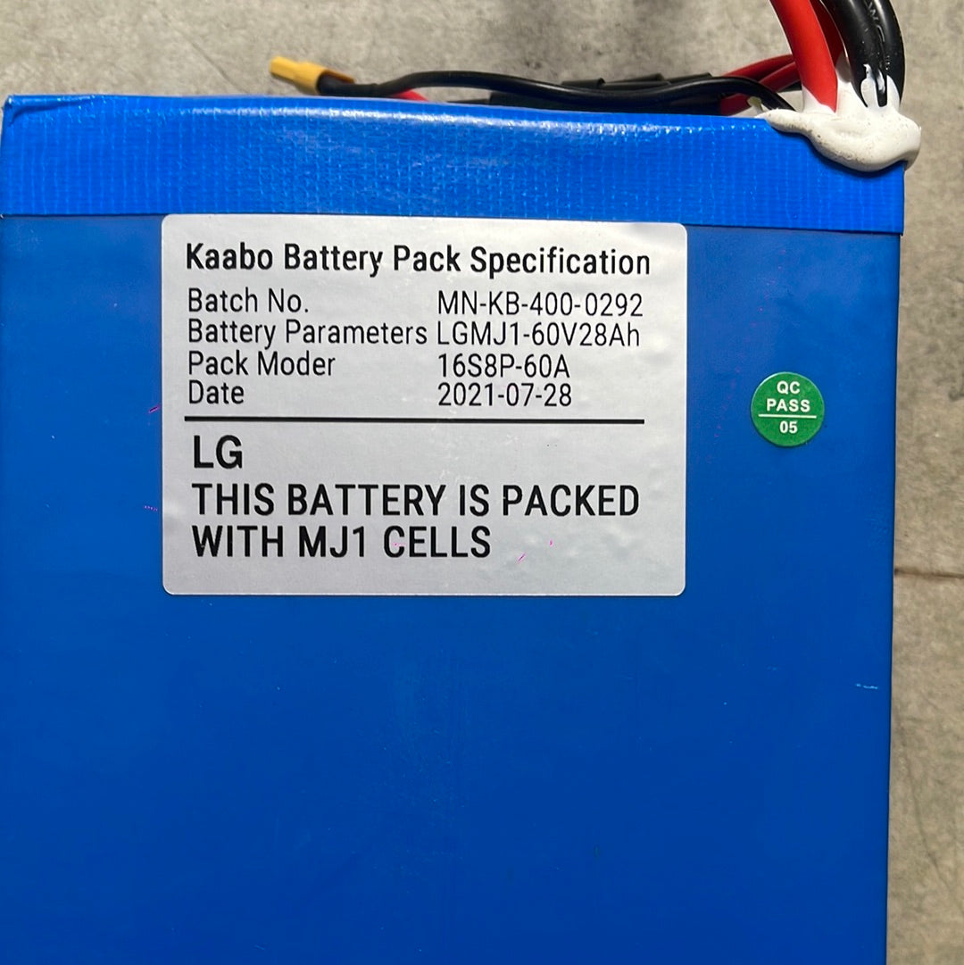 Wolf X 60V 28AH LG/Samsung Battery